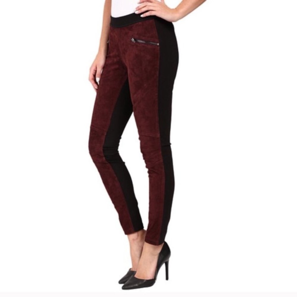 Suede leggings